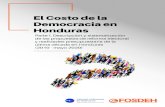 El Costo de la Democracia en Honduras - FOSDEH · 2020. 8. 18. · 3 El Costo de la Democracia en Honduras Parte I. Descripción y sistematización de las propuestas de reforma electoral
