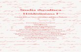 Studia theodisca - CORE · 2017. 2. 1. · Studia theodisca Hölderliniana I (2014) Indice . Marco Castellari; Elena Polledri – Premessa / Vorwort Testi . Friedrich Hölderlin –