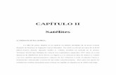 CAPÍTULO II SatélitesC3... · CAPÍTULO II Satélites 2.1 Historia de los satélites . La idea de poner objetos en el espacio en órbitas alrededor de la tierra ocurrió después