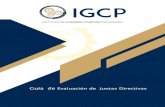 Guía de Evaluación de Juntas Directivasigc-panama.org/wp-content/uploads/2020/09/Guia-de... · GUÍA DE EVALUACIÓN DE JUNTAS DIRECTIVAS INSTITUTO DE GOBIERNO CORPORATIVO-PANAMÁ