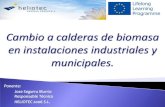 Cambio a calderas de biomasa en instalaciones industriales y...2014/09/02  · sistemas de calderas de alta potencia que cubran las necesidades de grandes edificios o industrias. ...