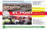pàgines 4 i 5 pàgina 7 EL PONT - Esplugues · vido a la presentació del Projecte Edu catiu de Ciutat, el proper 24 de novembre. Us hi esperem! Esplugues impulsa una iniciativa