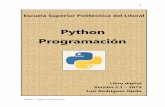 Internet Archive...2 Python Programación . Prefacio . Este documento es una contribución bibliográfica para los estudiantes que toman un primer curso de Programación de Computadoras
