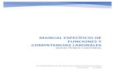 manual ESPEC£†FICIO de funciones y competencias laborales 2020. 11. 18.¢  FUNCIONES Y COMPETENCIAS LABORALES