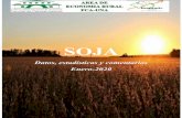 SOJA - FACULTAD DE CIENCIAS AGRARIASSOJA: Datos, estadísticas y comentarios Enero-2020 Volumen 1-N 4 3 Resumen mensual Avanza la cosecha de soja de primera en Paraguay en tanto la