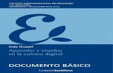 DOCUMENTO BÁSICO - AMSAFE...Dussel, Inés VII Foro Latinoamericano de Educación : aprender y enseñar en la cultura digital . - 1a ed. - Buenos Aires : Santillana, 2011. 96 p. ;