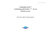 VIDBOX VHStoDVD 9.0 Deluxe - vidboxpro.comTelevisión, Reproductor de DVD, etc.) Video de salida: VCD, SVCD, DVD, DVD Largo, WMV, MP4 (iPad) VHStoDVD 9.0 Deluxe es un software revolucionario