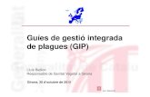 Guíes deGuíes de gestió integrada de plagues (GIP)de ......UN ÀCID EN ACCIÓ CORROSIU (C) Aspectes generals 5 - Aplicació dels fitosanitaris d’acord amb l'etiqueta del ... forma