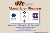 Maestría en Finanzas - WordPress.com · 2017. 1. 28. · Programa de Maestría en Finanzas Materia: Mercado de Derivados / M. en Eco. Pablo Luis Saravia Tasayco / Toluca, México;