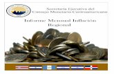 · PDF file 2019. 2. 22. · Consejo Monetario Centroamericano Secretaría Ejecutiva Informe Mensual de Inflación Regional ... Venezuela 1.5 3.3 26.0 22.2 20.0 - 22.0 20.0 - 22.0