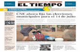 POLÍTIC A > CNE ahora fija las elecciones - El Tiempomedia.eltiempo.com.ve/EL_TIEMPO_VE_web/38/diario/docs/... · 2013. 1. 30. · EDICIÓN > CENTRO SUR AÑO V - Nº 2.392 PRECIO