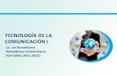 TECNOLOGÍA DE LA COMUNICACIÓN Itec-comunicacion.unsl.edu.ar/Tecno I/2015/Periodismo... · 2015. 10. 13. · FCH-UNSL (Año 2015) CLASE VI “AUDIOS DIGITALES: REAIÓN Y EDIIÓN