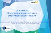 The Brained City Dezvoltarea prin informatizare a ... · The Brained City Dezvoltarea prin informatizare a ecosistemelor urbane inovative Daniel Homorodean –CEO ARXIA/Membru CD