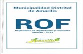 Municipalidad Distrital de Amarilis · 2019. 10. 21. · gest¡ón de l-a Municipalidad Distrital de Amaril¡s, ... Personal (CAP), Presupuesto Analitico di Personal (PAP) ... económica