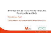 Promoción de la actividad física en Esclerosis Múltipleemformaprofesionales.esclerosismultiple.com/wp... · Promoción de la actividad física en Esclerosis Múltiple Marta Lordan