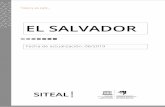 EL SALVADOR - UNESCO · Instituto Salvadoreño de Formación Profesional (INSAFORP), creado en 1993, por medio de la Ley de Formación profesional (Decreto legislativo Nº 554), ofrece