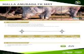 MRT - Malla anudada FK anudada FK.pdfآ  MALLA ANUDADA FK MRT Galvanizado Reforzado + 2 hilos Ecoverآ®