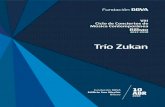 Trío Zukan - Contrapunto · rencia en el repertorio contemporá-neo. Organiza ciclos de conferencias y edita publicaciones para comprender mejor el trabajo de ciertos autores o sumergirse