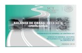 BALANCE DE OBRAS 2013-2018 CHIHUAHUA · 2019. 5. 14. · av. dostoievski, km. a-1621+669.11 en chihuahua, chih. jul-18 dic-18 90.00 0.51 proyectadas 2018 carreteras federales 14093110015