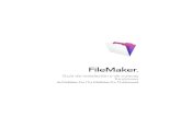 Installation and New Features Guide for FileMaker Pro and ...Edición: 01. Contenido ... utilizado FileMaker Pro, siga el tutorial de FileMaker Pro para probar las funciones principales.