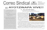 SITUAM – Sindicato Independiente de Trabajadores de la ...situam.org.mx/wp-content/uploads/2016/02/CORREO-43...En este primer número el tema central es Somos 43: Ayotzinapa. Primero