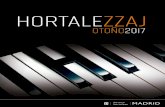hortalezzAJ - Gacetín Madrid · 2019. 10. 21. · tradicionales y versiones, dentro del repertorio del cuarteto encontramos composiciones de cada una de las integrantes que casan