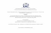 UNIVERSIDAD ESTATAL DE GUAYAQUIL FACULTAD DE CIENCIAS …repositorio.ug.edu.ec/bitstream/redug/40089/1/PLAN DE... · 2019. 5. 24. · iii certificaciÓn del tutor habiendo sido nombrado
