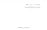 FRAGMENTOSmusicnetmaterials.es/wp-content/uploads/2013/12/fragmentos_pian… · Luis Navarro Valcárcel 2013 FRAGMENTOS Para Piano a cuatro manos Album de piezas breves para niños