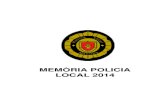 MEMÒRIA POLICIA LOCAL 2014 - Manlleu...de la Diputació de Barcelona, els dies 15, 20, 22, 27 i 29 de maig de 2014. Hi assisteixen 4 persones. -CURS “TRACTAMENT DE SITUACIONS DIFÍCILS