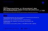 Revista Ordenación y Control de Productos Farmacéuticos 13...13/2013 - Volumen IV Revista Publicación de la Dirección General de Farmacia y Productos Sanitarios Ordenación y Control