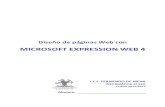 unidad didáctica Microsoft Expression Web 4montero/esp2/Manual Expression Web 4.pdfUn Web se compone de un conjunto de archivos relacionados (páginas HTML, imágenes, sonidos, vídeos,