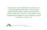 CONSEJERÍA DE SALUD Y FAMILIAS - ujaen.es...En Andalucía, de acuerdo con el Informe de la Consejería de Salud y Familias sobre la Evolución de la Pandemia del COVID-19 en la Comunidad