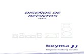 DISEÑOS DEDISEÑOS DE RECINTOS RECINTOSodielelectronica.com/uploads/file/DESCARGAS/BeymaEnclosureDesigns2009ES.pdf- Un diseño bass reflex ultra compacto con el coaxial 6CX200Nd.