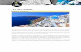 Les illes cíclades...Les illes Cíclades – Del 02 al 09 de juny 2018 3 Dimarts, 05 de juny Illa de Santorini Esmorzar a l’hotel i trasllat al port de Pisso Livadi ben d’hora