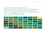 ACCIONES PARA LA REDUCCIÓN DE LA POBREZA ......Índice Introducción..... 5 1. La reducción de la pobreza rural en América Latina y el Caribe..... Introducción Tal como quedó