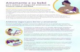 Amamante a su bebé - Homepage | NICHD · 2020. 4. 2. · Amamante a su bebé para reducir el riesgo del síndrome de muerte súbita del bebé Muchas mamás y futuras mamás saben