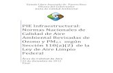 PIE Infraestructural: Normas Nacionales de Calidad de Aire ...drna.pr.gov/wp-content/uploads/2019/10/SIP-Infraestructu...Junta de Calidad Ambiental 22 de diciembre de 2012 Sección