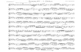 Sonata #1 - 1. Dolce - clarinet Clarinet 1 · 2021. 1. 3. · Clarinet 1 Dolce (quarter note = 56) 5 7 10 rall. a tempo 12 15 cresc. 17 19 22 25 27 Sonata #1 - 1. Dolce G.P. Telemann