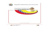 REPUBLICA BOLIVARIANA DE VENEZUELA · marco de la Cumbre. En este sentido, la República Bolivariana de Venezuela ha presentado a la FAO cuatro informes de Seguimiento (1998, 2000,