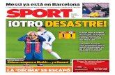 1 EURO ¡OTRO DESASTRE! · 2020. 12. 29. · ¡OTRO DESASTRE! Messi ya está en Barcelona Zidane recupera a Modric... y a Hazard El crack argentino regresó antes de tiempo y anoche
