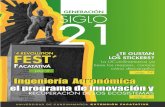 Ingeniería Agronómica · 2020. 11. 7. · Pág. | 4 GENERACIÓN SIGLO 21 GENERACIÓN SIGLO 21 Pág. | 5 convocatorias con asociación de la Universidad Na-cional de Colombia. 3)