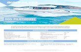 905 Pilothouse Product Sheet ES-ES - Quicksilver boats...905 PILOTHOUSE 10 Pasajeros 8,88 m 500 hp 6 camas Se acabó tener que elegir entre la comodidad y el rendimiento, o entre la