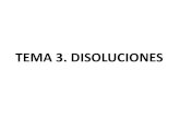 TEMA 3. DISOLUCIONES - Academia Cartagena99 · 2016. 5. 17. · 3.2. Disoluciones Una disolución se define como una mezcla homogénea de sustancias puras. El soluto o solutos se
