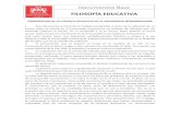 Documentos Base - Universidad Iberoamericana PueblaDocumentos Base FILOSOFÍA EDUCATIVA PRESENTACION DE LA FILOSOFIA EDUCATIVA DE LA UNIVERSIDAD IBEROAMERICANA 1. Este documento es