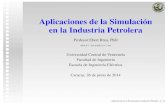 Aplicaciones de la Simulación en la Industria Petrolerasaber.ucv.ve/bitstream/123456789/7092/1/AplicSim.pdfAplicaciones de la Simulación en la Industria Petrolera Profesor Ebert