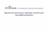 Ajuste de procesos usando control por retroalimentación · 2006. 4. 25. · 25 April 2006 24 3. Relación con control PDI. • Otra forma muy eficaz de control por retroalimentación