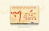 dossier Festival Aves - Extremadura Turismo · 2014. 5. 8. · la Catedral d a, el decret ico de las ndidatura d mesa redon yuntamiento azadas. , se llevará a nteresados d aves en
