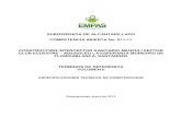 SUBGERENCIA DE ALCANTARILLADO COMPETENCIA ABIERTA … · 2018. 2. 14. · subgerencia de alcantarillado competencia abierta no. 011-11 construcciÓn interceptor sanitario menzulÍ