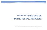 manual ESPECأچFICO de funciones y competencias laborales ... FUNCIONES Y COMPETENCIAS LABORALES PROFESIONAL