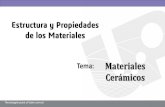 Estructura y Propiedades de los Materiales · 2019. 3. 22. · Los refractarios son capaces de soportar altas temperaturas sin fundirse, degradarse o reaccionar con otros materiales.